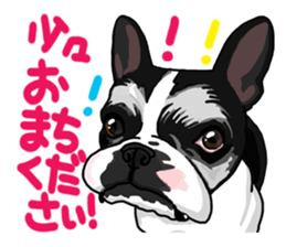 French bulldog family7 sticker #12476659