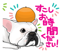 French bulldog family7 sticker #12476664