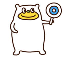 Please listen bear (Kansai dialect) sticker #12477555