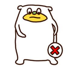 Please listen bear (Kansai dialect) sticker #12477556