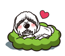 iinu - Bearded Collie sticker #12477958