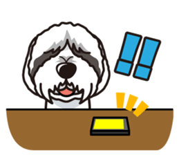 iinu - Bearded Collie sticker #12477959