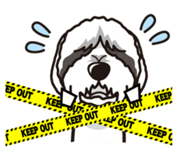 iinu - Bearded Collie sticker #12477962