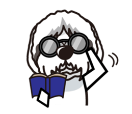 iinu - Bearded Collie sticker #12477963