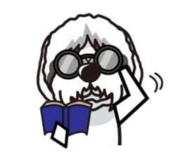 iinu - Bearded Collie sticker #12477963