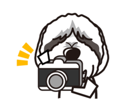 iinu - Bearded Collie sticker #12477970