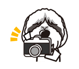 iinu - Bearded Collie sticker #12477970