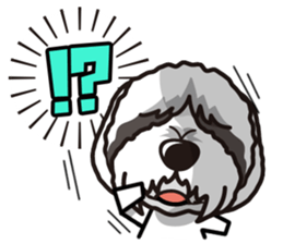 iinu - Bearded Collie sticker #12477971