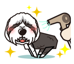 iinu - Bearded Collie sticker #12477973