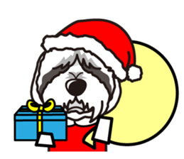 iinu - Bearded Collie sticker #12477984