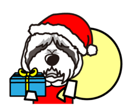 iinu - Bearded Collie sticker #12477984