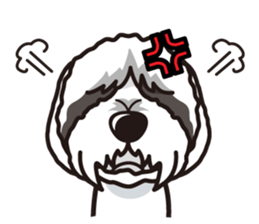 iinu - Bearded Collie sticker #12477990