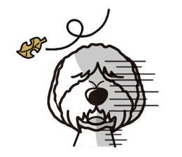 iinu - Bearded Collie sticker #12477993