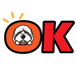 iinu - Bearded Collie sticker #12477994