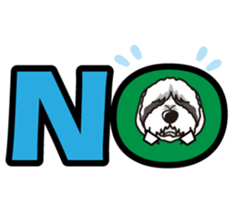 iinu - Bearded Collie sticker #12477995