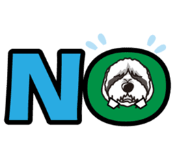 iinu - Bearded Collie sticker #12477995