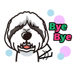 iinu - Bearded Collie sticker #12477997