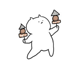 mochi mochi cat.3 sticker #12478205