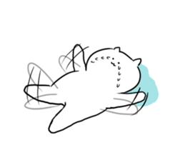 mochi mochi cat.3 sticker #12478223