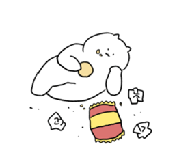 mochi mochi cat.3 sticker #12478224