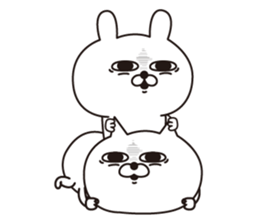 Rabbit laugh2 sticker #12478716