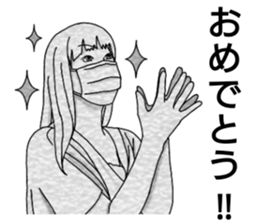 mask girl.2 sticker #12478747