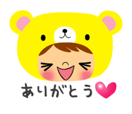 Happy Bear Sticker2 sticker #12479358