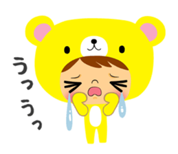 Happy Bear Sticker2 sticker #12479386