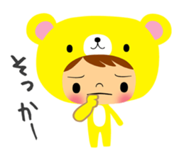 Happy Bear Sticker2 sticker #12479389