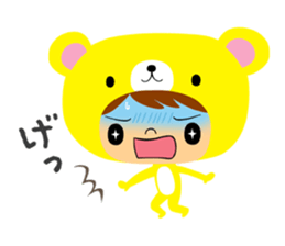 Happy Bear Sticker2 sticker #12479393