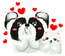 Pukpui and Namee sticker #12480695