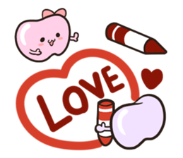 V-Smile Family-LOVE sticker #12480928