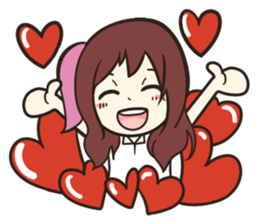 V-Smile Family-LOVE sticker #12480961