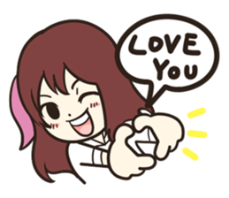 V-Smile Family-LOVE sticker #12480962