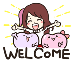 V-Smile Family-LOVE sticker #12480965