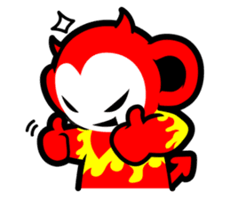 Devil monkey DMK sticker #12480966
