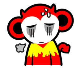 Devil monkey DMK sticker #12480968