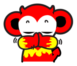 Devil monkey DMK sticker #12480971