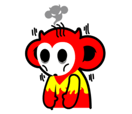 Devil monkey DMK sticker #12480974