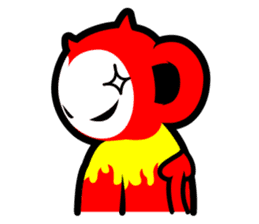 Devil monkey DMK sticker #12480977