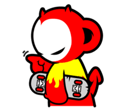 Devil monkey DMK sticker #12480985