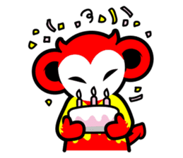 Devil monkey DMK sticker #12480987