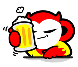 Devil monkey DMK sticker #12480994