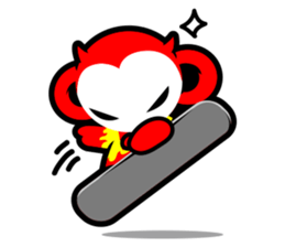 Devil monkey DMK sticker #12480996