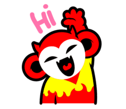 Devil monkey DMK sticker #12481001