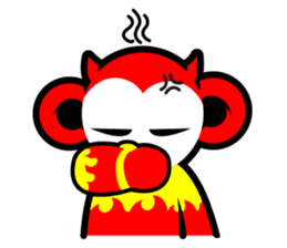 Devil monkey DMK sticker #12481002