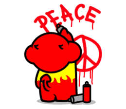 Devil monkey DMK sticker #12481003