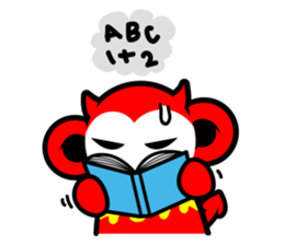 Devil monkey DMK sticker #12481004