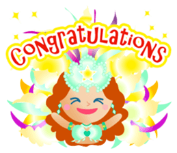 Samba dancers sticker #12482017