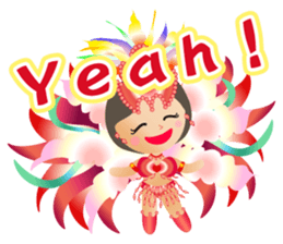 Samba dancers sticker #12482018